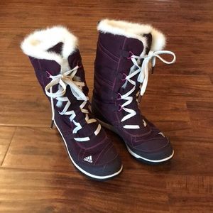 Maroon Adidas Boots